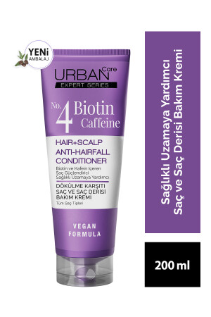 Expert Biotin und Koffein Anti-Haarausfall-Conditioner – 200 ml – vegan – gesund, hilft beim Wachstum 8680690703782 - 1