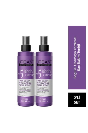 Expert Biotin und Koffein Anti-Hair Tonic X2 Stück – Vegan – 200 ml + 200 ml - 1