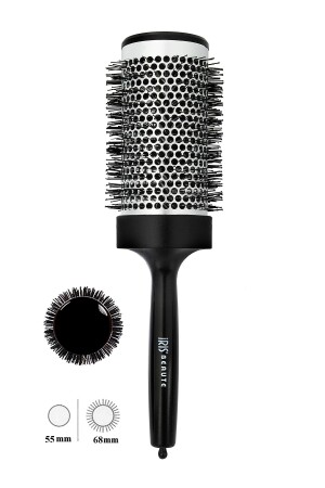 Extra dicke Thermo-Föhnbürste aus Metall, 55 mm, extra groß, 51073 - Iris