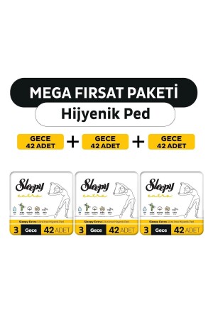 Extra ultradünne Hygieneeinlage Mega Opportunity Paket Nacht 126 Stück - 1