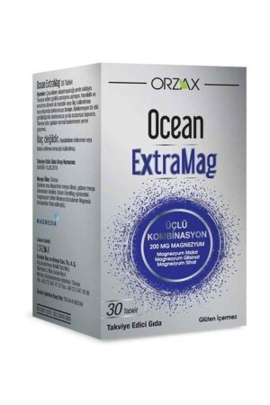 Orzax Extramag Üçlü Kombinasyon 30 Tablet 8697595872321 - 2