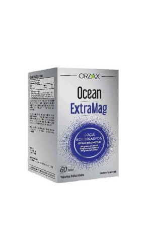 ExtraMag 60 Tablet Magnezyum İçeren Takviye Edici Gıda - 1