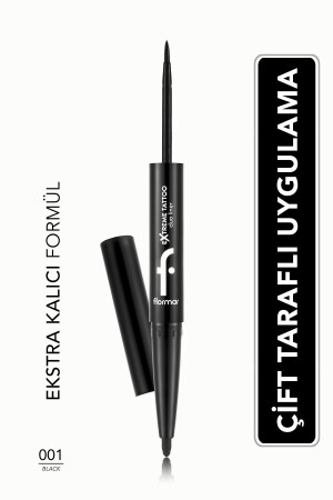 Extreme Tattoo Duo 2 in 1 Eyeliner mit Filzspitze und Gel-Augenstift - 2