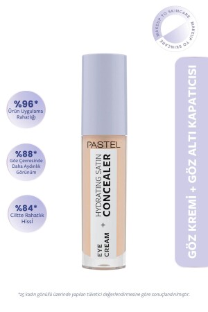 Eye Cream Hydrating Satin Concealer - Göz Kremi Göz Altı Kapatıcısı 61 Vanilla - Pastel