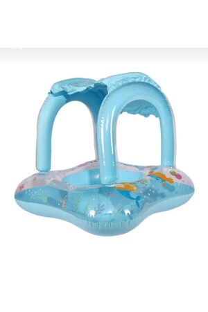 Eynis Mavi Bebek Havuz Ve Deniz Simidi- Baby Pool Toılet-0-3 Yaş - 1