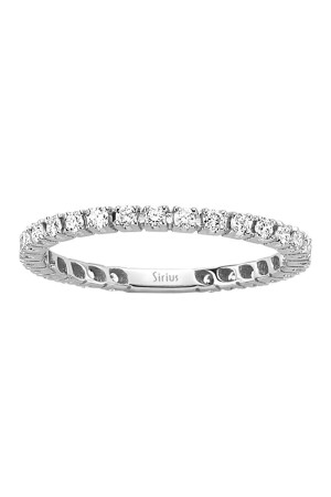 F-Farbe 0-43 Karat Diamant-Eternity-Ring - 1