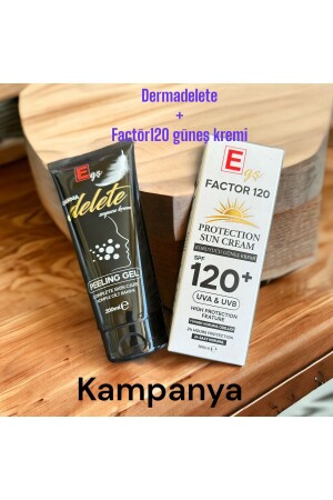كريم التخلص من الجلد من الجلد F120 واقي الشمس منتجات اثنتين في واحدة - Egş Cosmetics