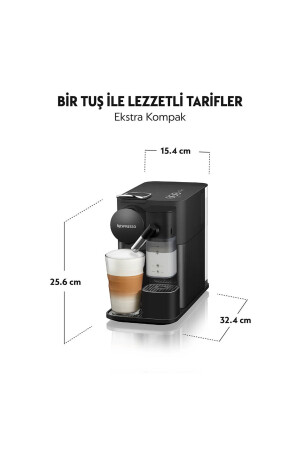 F121 Latissima One Süt Çözümlü Kahve Makinesi,Siyah 500.01.01.8758 - 3