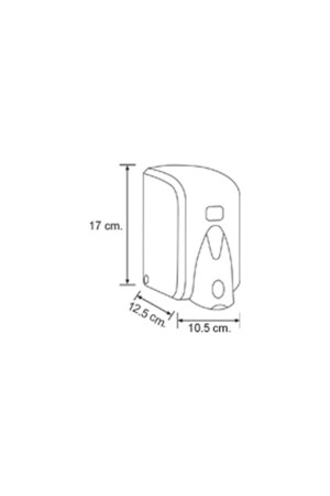 F5b 500 Gr. Flüssigschaum-Handseifenspender / Schaumgerät – Weiß – Kunststoff – Schaumspender SG0095 - 5