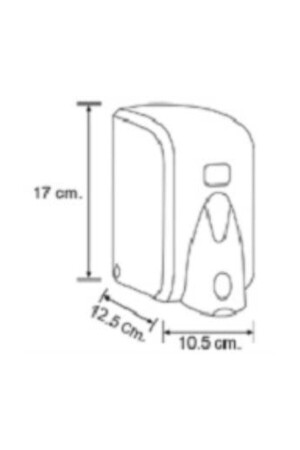 F5b Köpük Dispenseri 500 ml (SİYAH) 8697428371397 - 5