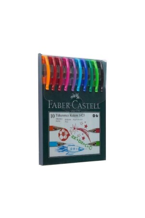 Faber 1425 0.7 Mm Iğne Uçlu Tükenmez Kalem 10 Renk - 1