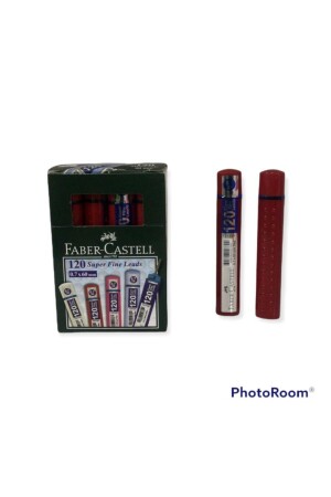 Faber Castel Tip – 120 Stück – 0,7 – 2b – 60 mm – Rot – Box mit 12 Stück - 1