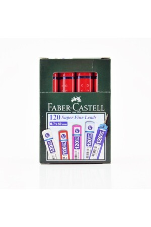 Faber-castell Grip Min 0.7 2b 60mm- 120 Li Kirmizi Tüp - 5090127721 - 1