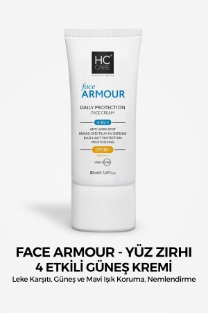 Face Armour 50 Spf 4 Etkili Günlük Koruyucu Güneş Kremi - 50 Ml. 80715 - 2