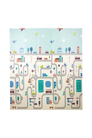 Fahrzeuge Cute Friends faltbare Spielmatte (MATI) 150 x 200 x 1 cm (mit Tragetasche) - 6