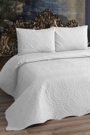 مقعدات السرير المزدوجة الملموسة المضيئة ومقعدات الوسادة المضيئة (الكريم الخفيف) - Faiend