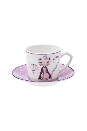 Fancy Cat Kaffeetassen-Set für 2 Personen, 80 ml, krccat121 - 10