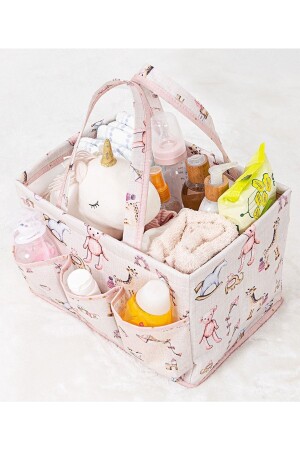 Fantastic Baby's Mother Baby Care Bag (FARBE ROSA MIT GRIFFEN) - 1