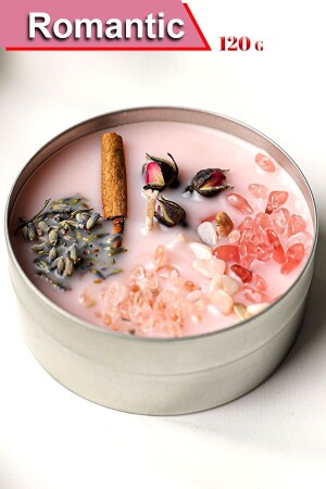 شمعة التأمل الرومانسية - صناديق النجوم المعدنية الصلبة شمعة النار الطقوسية مع ملاحظات الشرقية والطبائق - Fantastik Sanat Atölyesi