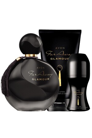 Far Away Glamour Parfüm Vücut Losyonu Rollon Paketi - 1