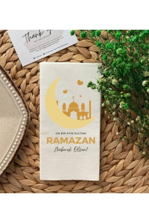 Färben Sie Ihre Tische mit sprechenden Ramadan-Servietten, 20 Stück - 2