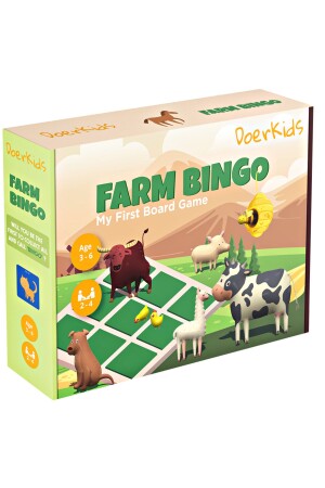 Farm Bingo – Kinder-Bingo mit Bauernhof-Thema, 2–6 Jahre, 972249 - 1