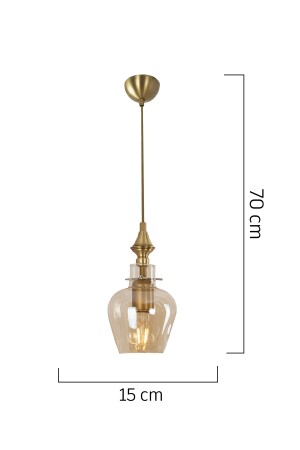 Faron Tekli Eskitme Sarkıt Avize 3384-01-FR - 5