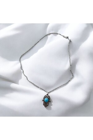 Fatma Ananın Eli Doğal Taş Kolye Portakal Çiçeği Yağı Hediyeli - Bircan Yıldırım Niyet Bulutları