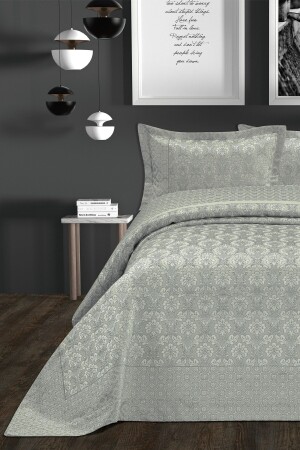 Favori Pano Doppelbett-Tagesdecke (grau) - 2