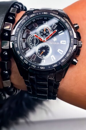 ساعة يد الرجال مع سوار هدية FAVORİPOLO010 - S.POLO