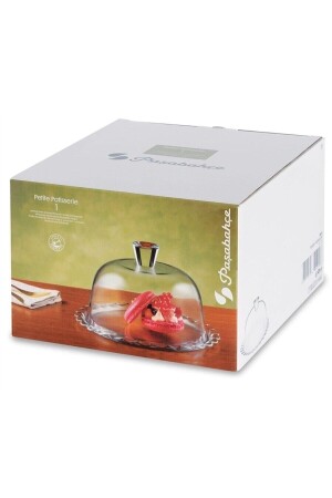 Faya Home Patisseria Kuchendose mit Glasdeckel 96874 PSB - 8