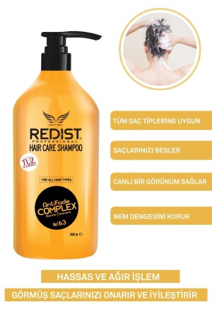 Faydalı- Onarıcı Tuzsuz Şampuan 2 Adet 1000 ml Unisex Ürün- Tuz Içermez Tüm Saçlar - 4