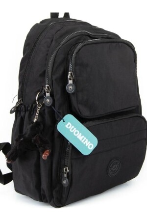 Fcstore Crinkle-Stoff, wasserdicht, groß, Schwarz, Crinkle-Rucksack/Laptop-Schultasche fc88132 - 1