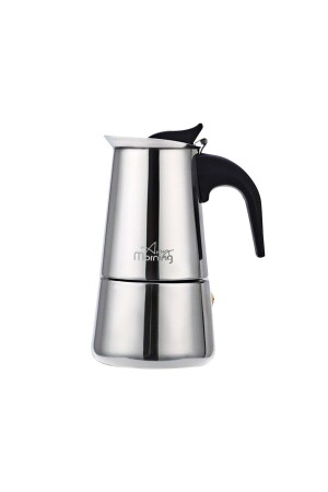 Fe001-6 Espresso Kahve Makinesi Paslanmaz Çelik Indüksiyonlu Moka Pot 300 ml ANY8681126433860 - 2