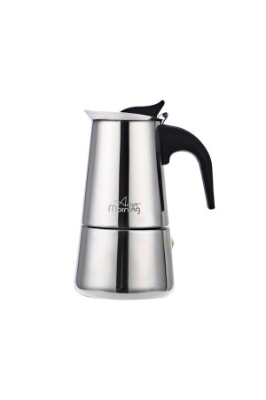 Fe001-6 Espresso Kahve Makinesi Paslanmaz Çelik Indüksiyonlu Moka Pot 300 ml ANY8681126433860 - 1
