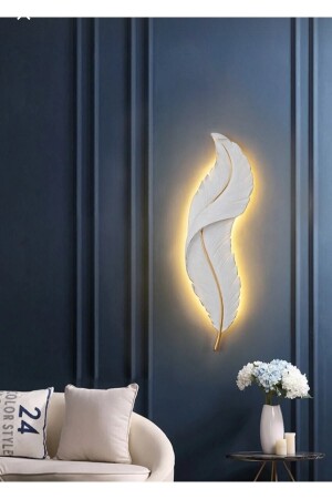 Feather Sconce LED batteriebetriebene dekorative Wandbeleuchtung - 3