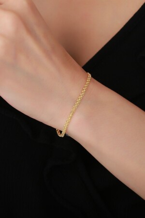 Feinmaschiges Armband aus 14 Karat Gold - 4