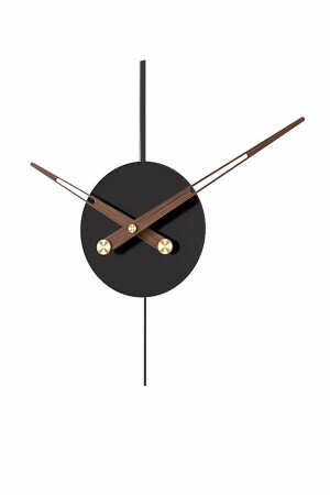 60 Cm Felicity Clock Quartz Mekanizmalı Ve Pil Hediyeli Modern Dekoratif Metal Duvar Saati MetaY1-040200001 - 9