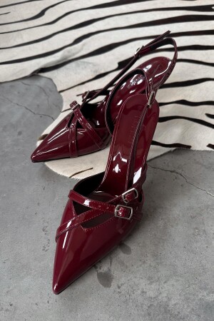 Female Bordo Rugan Stiletto - 3