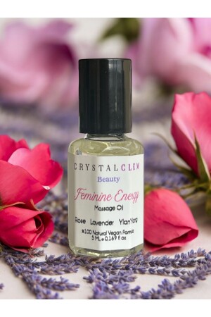 Feminine Energy Oil Feminine Energy Massageöl Rose-Lavendel-Ylang-Ylang-Jojoba 5 ml - 1