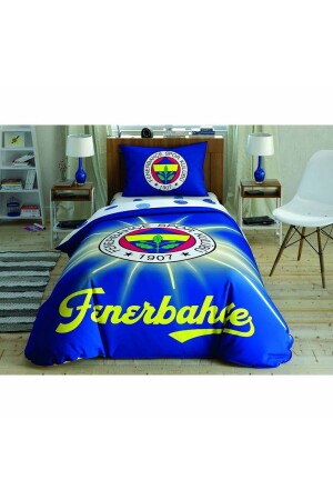 Fenerbahçe Light Gow Cotton Lizenziertes Bettbezug-Set - 1