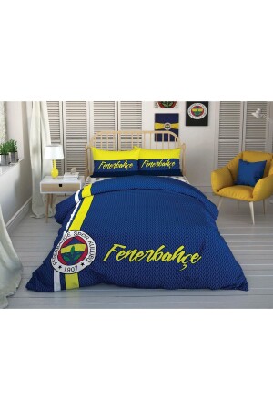 Fenerbahçe Striped Çift Kişilik Nevresim Takımı 41513241 - 3