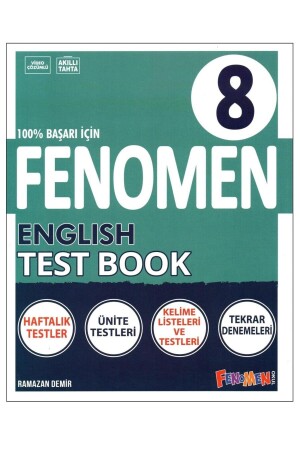 Fenomen 8. Sınıf LGS English Test Book - Fenomen Yayıncılık