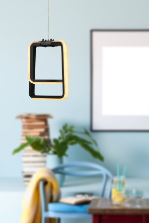 Ferah 3 Renk Ledli Tekli Avize Siyah BEG0094BEG01 - Begüsa