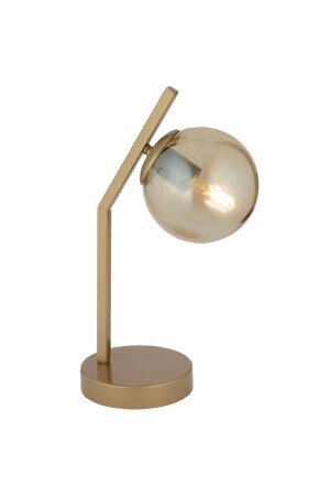 Feris Antik Honig Glas Tischlampe Wohnzimmer-Schlafzimmer Moderner Lampenschirm 3839-01-FR - 4