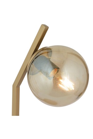 Feris Antik Honig Glas Tischlampe Wohnzimmer-Schlafzimmer Moderner Lampenschirm 3839-01-FR - 6