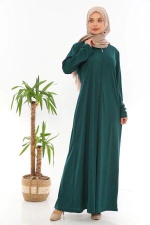 Fermuralı Namaz Elbisesi Ferace - Medipek