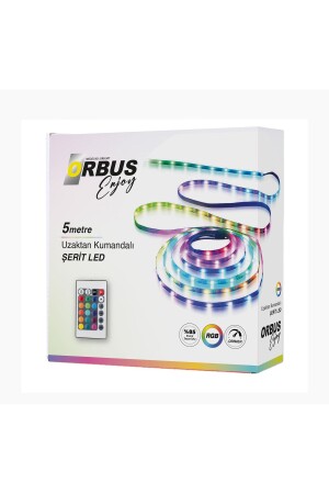 - Ferngesteuerter LED-Streifen 5 Meter ORB-RGB STRIPLED - 1