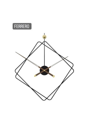 Ferrero Clock Metal Duvar Saati, Modern Dekoratif Metal Duvar Saati Ferrero60 - 7