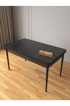 Fester Lotus 70 x 110 cm, festes Tischstuhl-Set für 4 Personen, Küchentisch-Set – Grau KNF-KNN-001 - 3